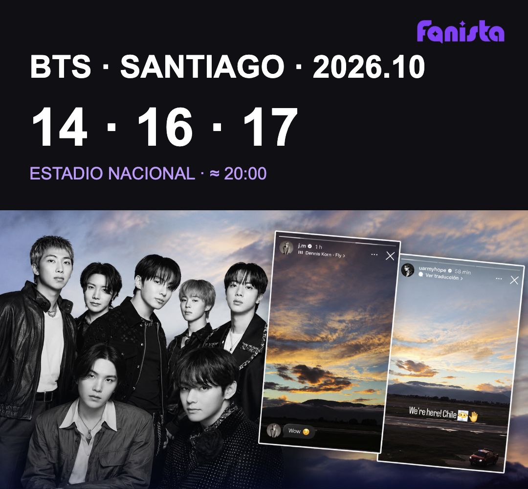 BTS · Santiago · 2026.10 · 14 / 16 / 17